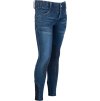 Bryczesy Aymee Denim HKM, z lejem kolanowym, dziecięce, deep blue