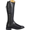 Oficerki jeździeckie Aberdeen HKM, bardzo wąska łydka/długie, dziecięce, czarne