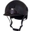 Kask jeździecki Ohio QHP, czarny (Obwód głowy 57-59 cm)
