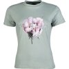 T-shirt Hailey HKM, dziecięcy, sage
