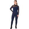 Bryczesy Summer Focus QHP, z lejem kolanowym, damskie, navy (Rozmiar 34)