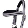 Kantar źrebięcy z naczółkiem Flore QHP, czarny