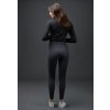 Legginsy River CATAGO, z gripem, damskie, czarne