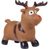 Renifer skaczący świąteczny QHP, brązowy
