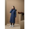 Płaszcz jeździecki Nivia AA, zimowy, damski, core navy