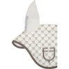Nauszniki Monogram Print Equestro, antique white/walnut (Rozmiar FULL)