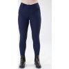 Legginsy jeździeckie Easefit Horseware, z gripem na kolanach, zimowe, damskie, core navy