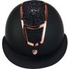 Kask jeździecki Eclipse Stone Mat Wide Visor Equestro, black/rose gold