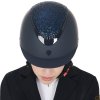 Kask jeździecki Galaxy Narrow Equestro, navy/navy shiny