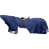 Derka treningowa HKM, z elementem na szyję, z polaru, wodoodporna, deep blue