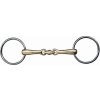 Wędzidło podwójnie łamane HKM, 18 mm, argentan