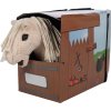 Pluszowy Koń Cuddle Pony HKM, dark brown