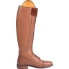 Oficerki jeździeckie Liano HKM, wąska łydka/wysokie, dla dorosłych, brandy