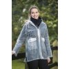 Płaszcz przeciwdeszczowy jeździecki HKM, transparent