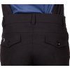 Bryczesy Swen QHP, z silikonowym wykończeniem, dziecięce, czarne