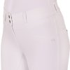 Bryczesy PerformNow PresTeq, z pełnym lejem, damskie, białe