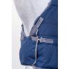 Derka stajenna Rambo Optimo Plus, z elementem na szyję, 400 g, navy/thunderstorm grey & silver (Długość pleców 115 cm)