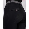 Bryczesy jeździeckie Active Loui Fager, lej kolanowy, damskie, czarne
