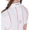 Koszulka konkursowa Equestro Polo, dziecięca, white/fuchsia
