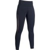 Legginsy jeździeckie Edinburgh Mesh HKM, z pełnym lejem, damskie, czarne