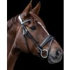 Ogłowie Snaffle S-Line Waldhausen, glamour, czarne