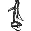 Ogłowie Snaffle S-Line Waldhausen, glamour, czarne