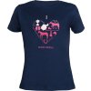 Koszulka I love horse riding HKM, damska, navy