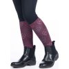 Podkolanówki jeździeckie Amelie Horses HKM, dziecięce, wine red
