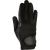 Rękawiczki jeździeckie Softshell HKM, zimowe, czarne