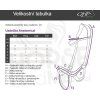 Ogłowie bezwędzidłowe anatomiczne QHP, czarne (Rozmiar SHETTY)