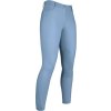 Bryczesy Sunshine HKM, z lejem kolanowym, jeans blue
