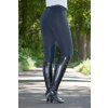 Bryczesy Penny Easy HKM, z lejem kolanowym, deep blue (Rozmiar 128)