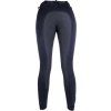 Bryczesy Basic Belmtex HKM, z pełnym lejem skórzanym, deep blue/deep blue (Rozmiar 128)