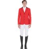 Żakiet Konkursowy Elegance Equestro, męski, red/black