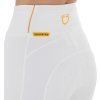 Legginsy jeździeckie letnie Equestro, z lejem, damskie, białe