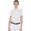 Koszulka konkursowa Equestro, damska, biała
