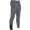 Bryczesy Hermes Equestro, z gripem kolanowym, męskie, grey