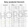 Oficerki jeździeckie Norwich BUSSE, standardowa łydka, dla dorosłych, brązowe