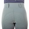 Legginsy Equestrian Dream QHP, z pełnym lejem, ocieplane, damskie, dusty olive