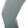 Legginsy Equestrian Dream QHP, z pełnym lejem, ocieplane, damskie, dusty olive