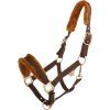 Kantar z futrem owczym Roma F.R.A., brown/beige (Rozmiar PONY)