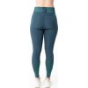 Bryczesy Hybrid Meryl Horseware, z chwytem kolanowym, damskie, galactic teal