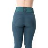Bryczesy Hybrid Meryl Horseware, z chwytem kolanowym, damskie, galactic teal