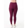 Wielofunkcyjne legginsy jeździeckie Horseware, z lejem na kolanach, ocieplane, damskie, beetroot purple