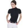 Wielofunkcyjna koszulka Equestro, damska, czarna