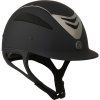 Kask jeździecki Defender Pro ONE･K, matt/chrome/black (Obwód głowy 51-54 cm)