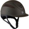 Kask jeździecki Defender Pro ONE･K, matt/brown (Obwód głowy 51-54 cm)