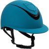Kask jeździecki Meteor Equestro, blue coral (Obwód głowy 58-60 cm)