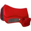 Pad pod siodło z kieszeniami Burioni, westernowy, red