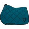 Czaprak GP Logo Equestro, wszechstronny, petrol/black (Rozmiar FULL)